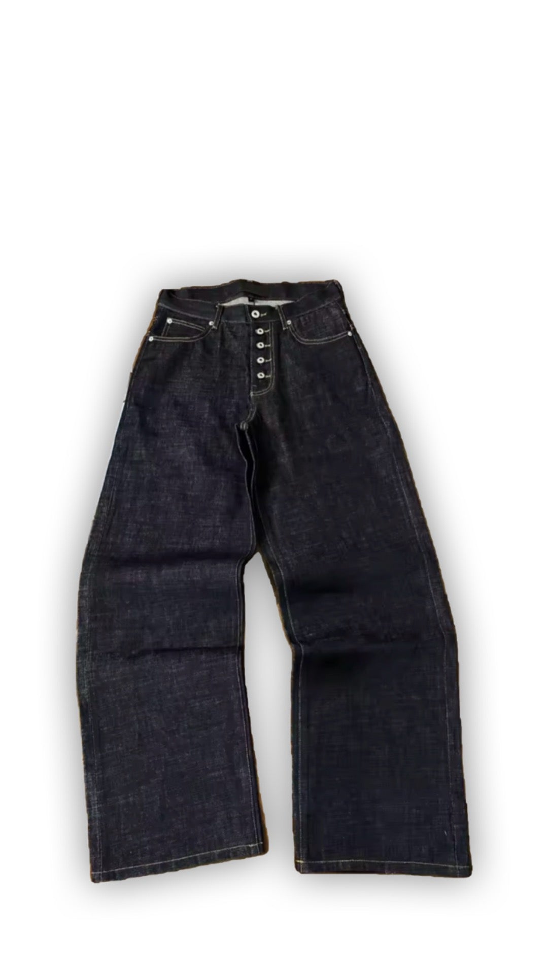 Strvn© “plain black modded jeans