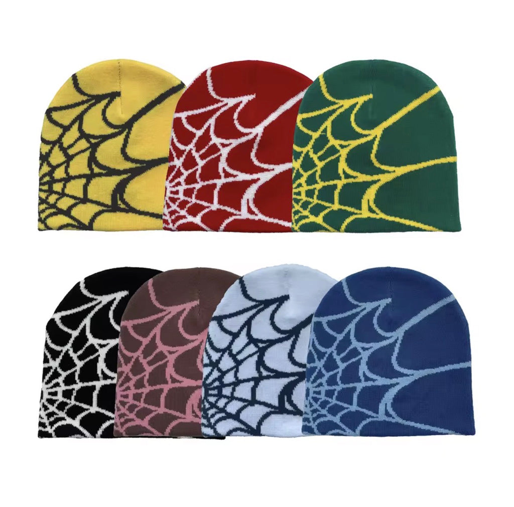 spider graphic beanie