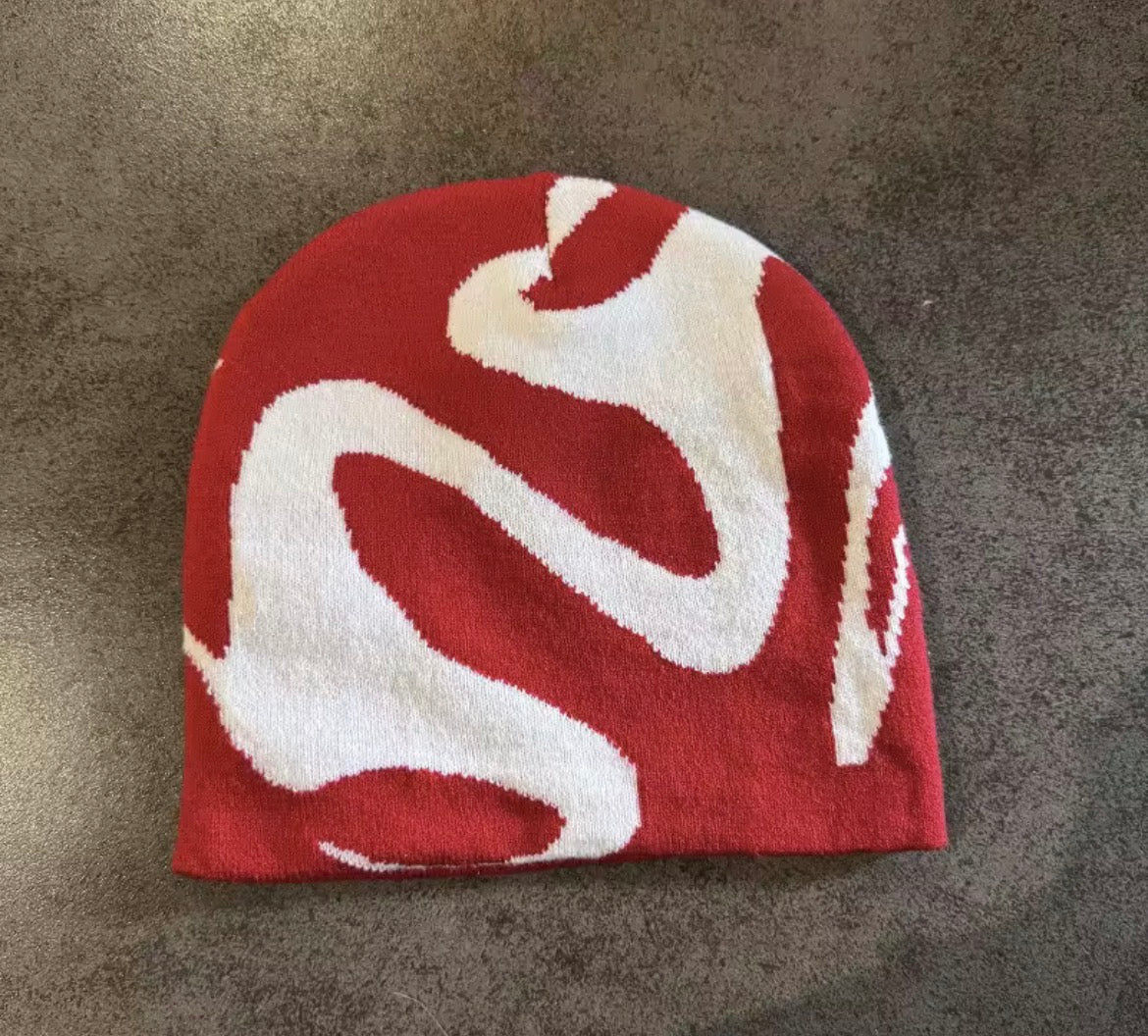 swervy graphic beanie
