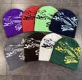 frog graphic beanie
