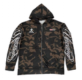 STRVN© “camo zip up”