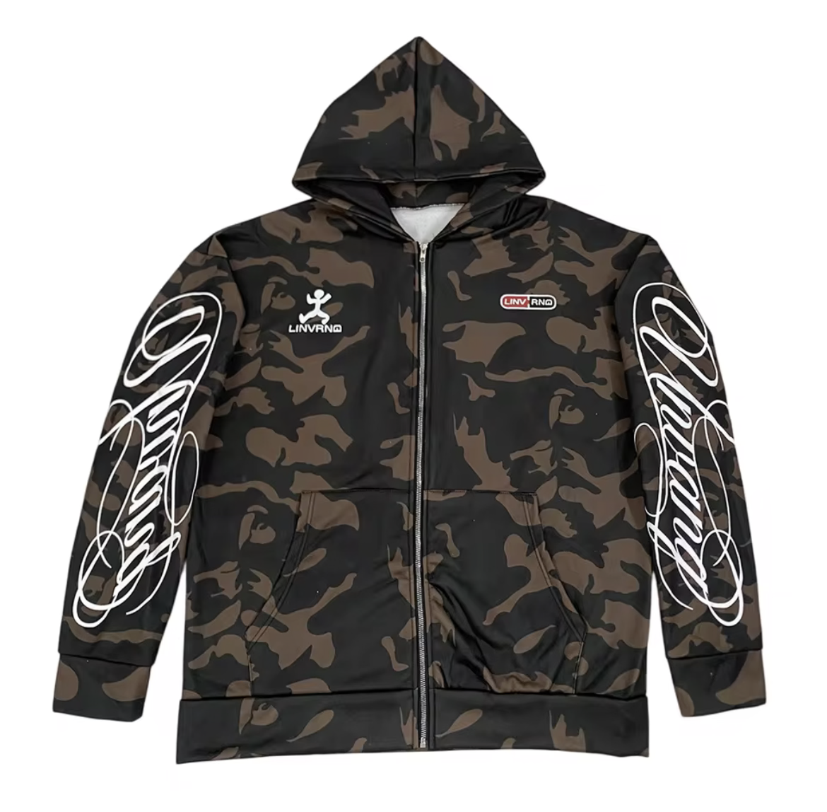 STRVN© “camo zip up”