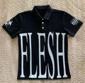 Flesh lst black polo