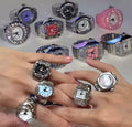 watch inspired rings