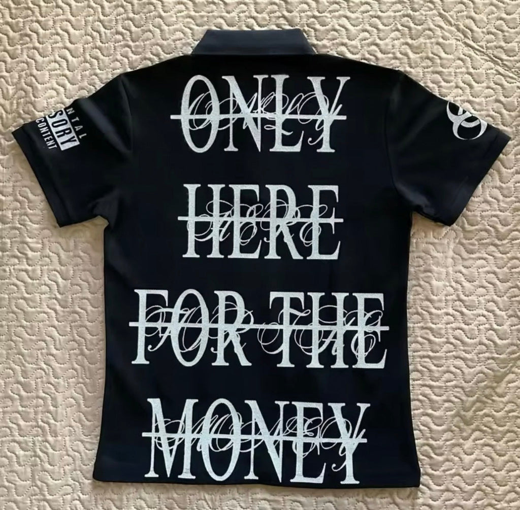 Flesh lst black polo