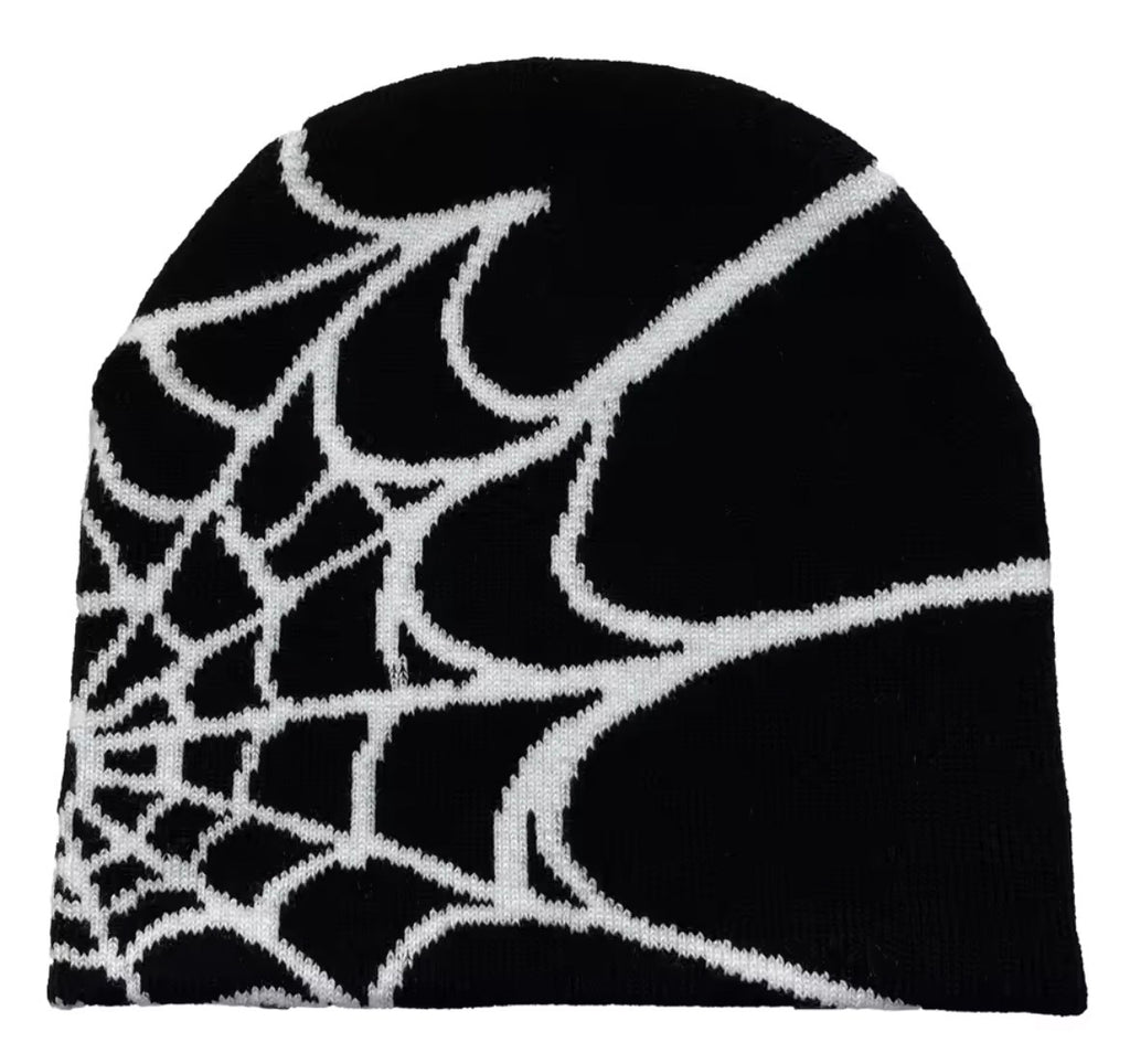spider graphic beanie