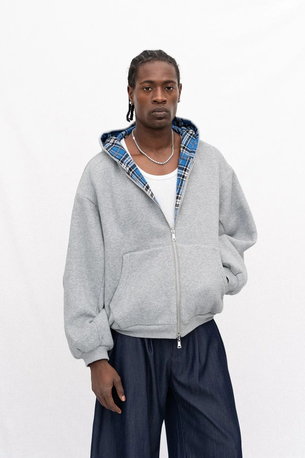 Double zip up